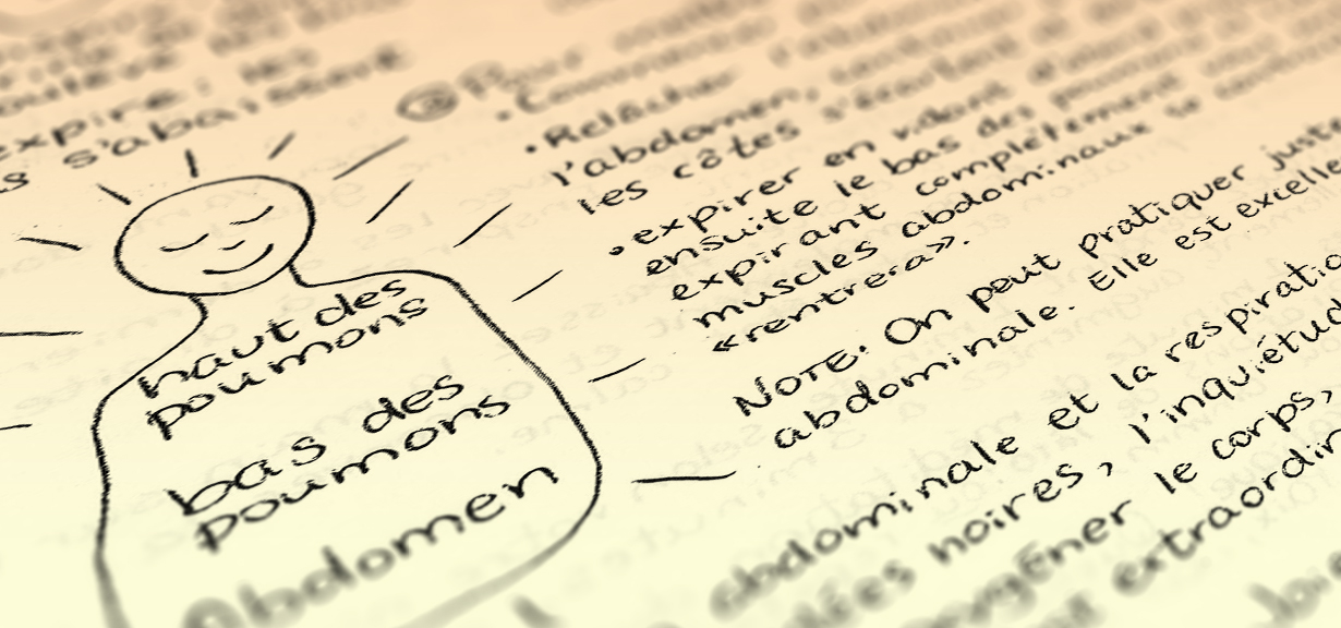 notes de cours vues de proche